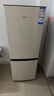 海尔（Haier）冰箱出品双开门二门177升冰箱家用小型冰箱租房省电不占地冷藏冷冻两用统帅家用小冰箱 以旧换新 177升双门冰箱节能省电 两天约用1度电 晒单实拍图